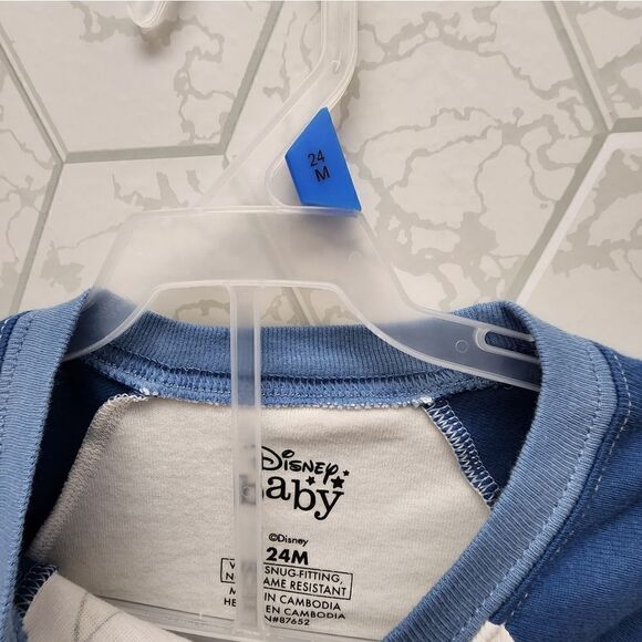 Nwt Disney Mickey Mouse Boy's Cotton Pajama Set - Picture 4 of 4